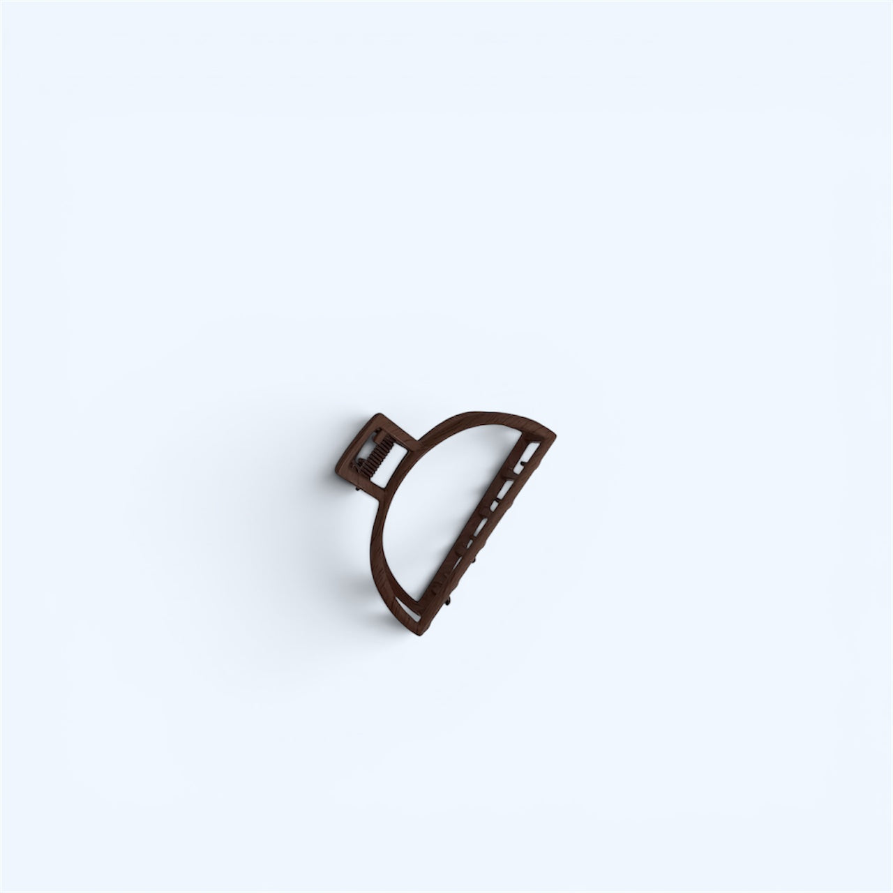 Metal Claw Hair Clip Pair | Strong Metal Non-Slip for Women and Girls | Brown