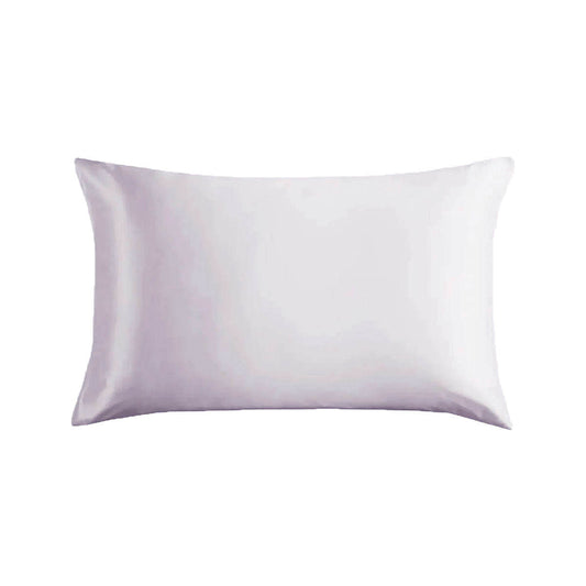 Orange peel silk pillowcase I envelope enclosure I standard size I zipper free I made in USA I lavender