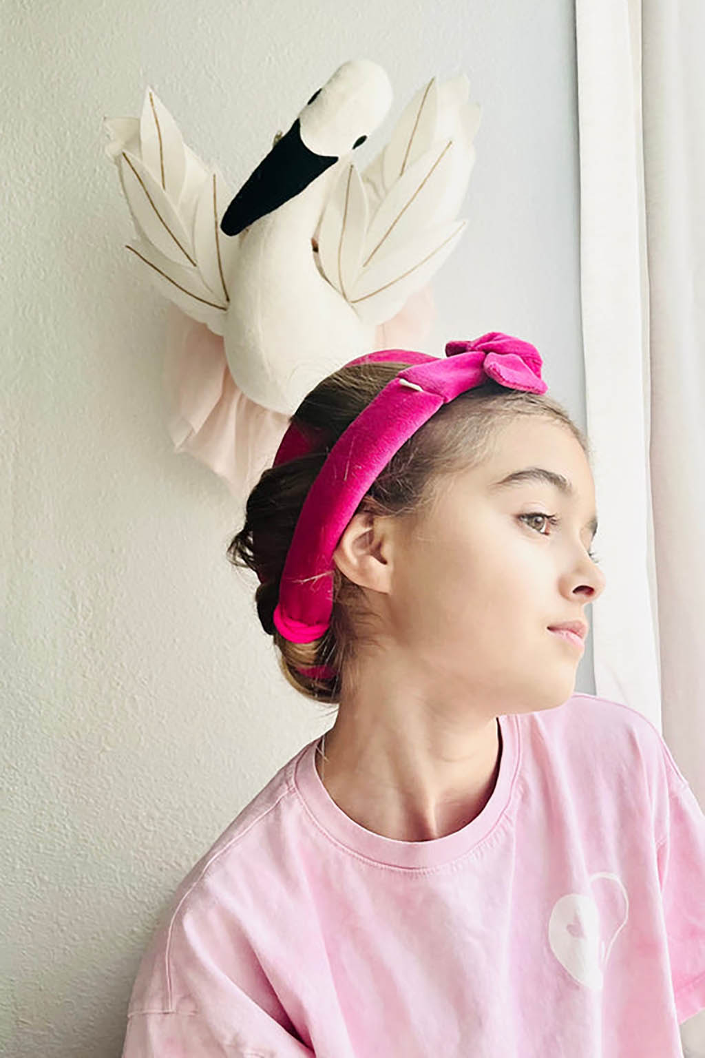 Sway Kids / Heatless curling ribbon / Made in USA / Cotton velour / Dragonfruit / Curls / Beachy waves / Beach hair