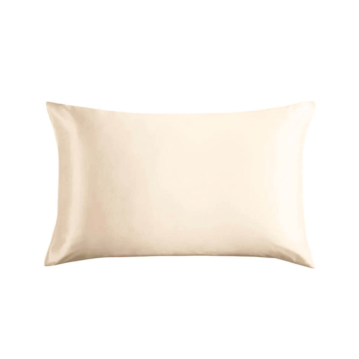 Orange peel silk pillowcase I envelope enclosure I standard size I zipper free I made in USA I nude
