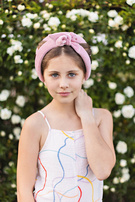 The Sway Heatless Curling Ribbon for Kids | Dusty Rose