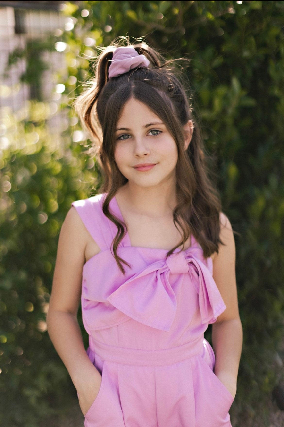 Velour Scrunchies / Dusty Rose / cotton velour / soft / Made in USA