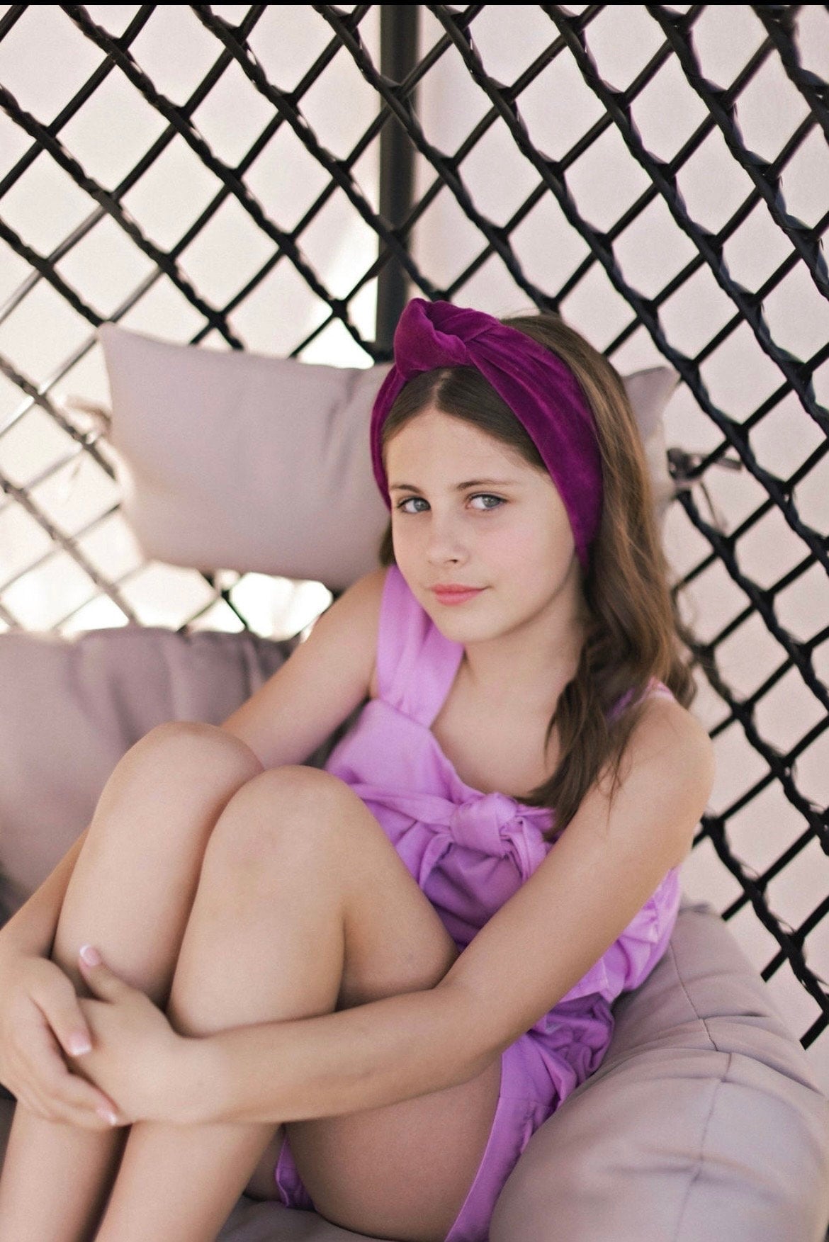 Knot Hair Band / Orchid / Made in USA / Head Band