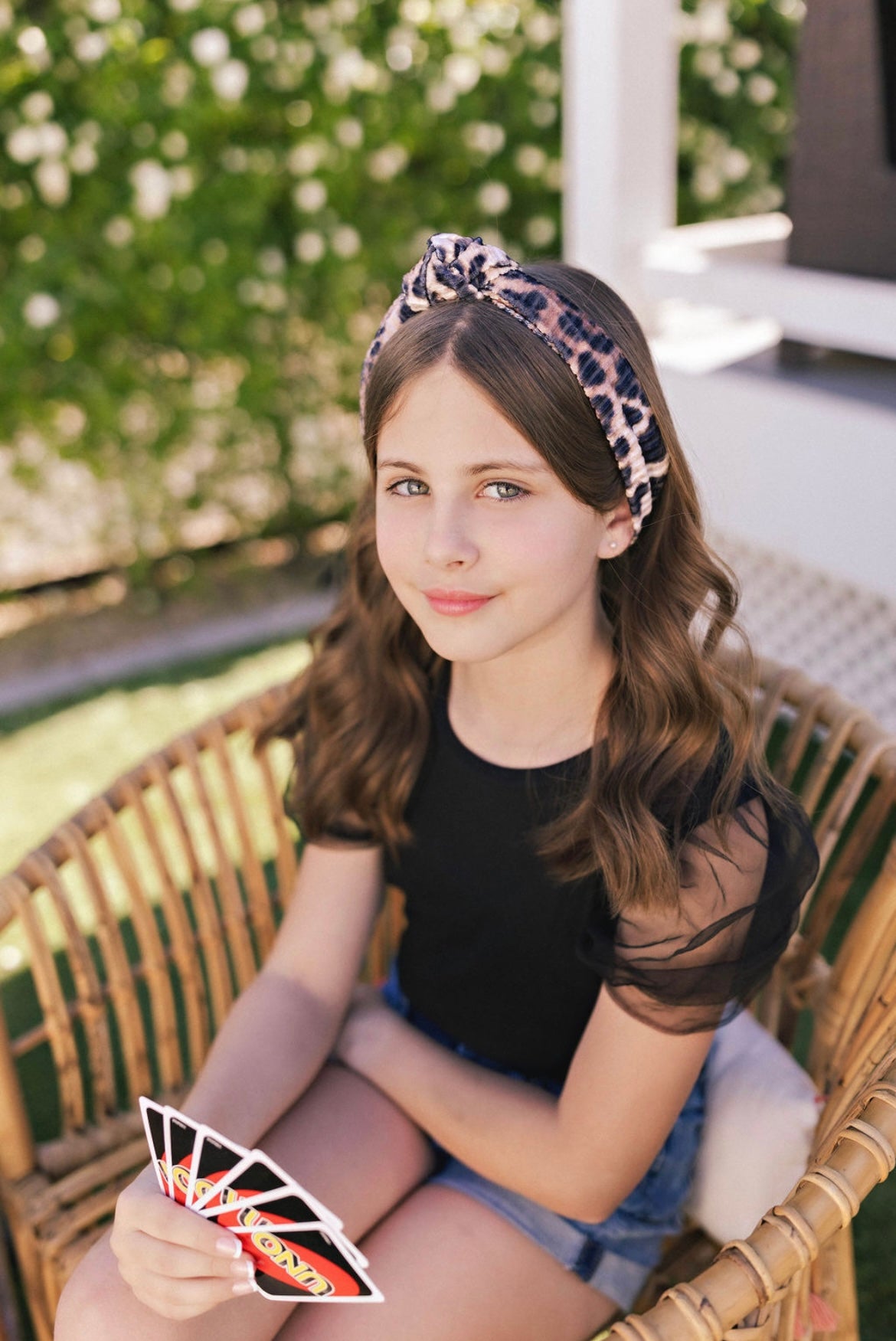 Soft Stretchy Headbands | Knot | Leopard