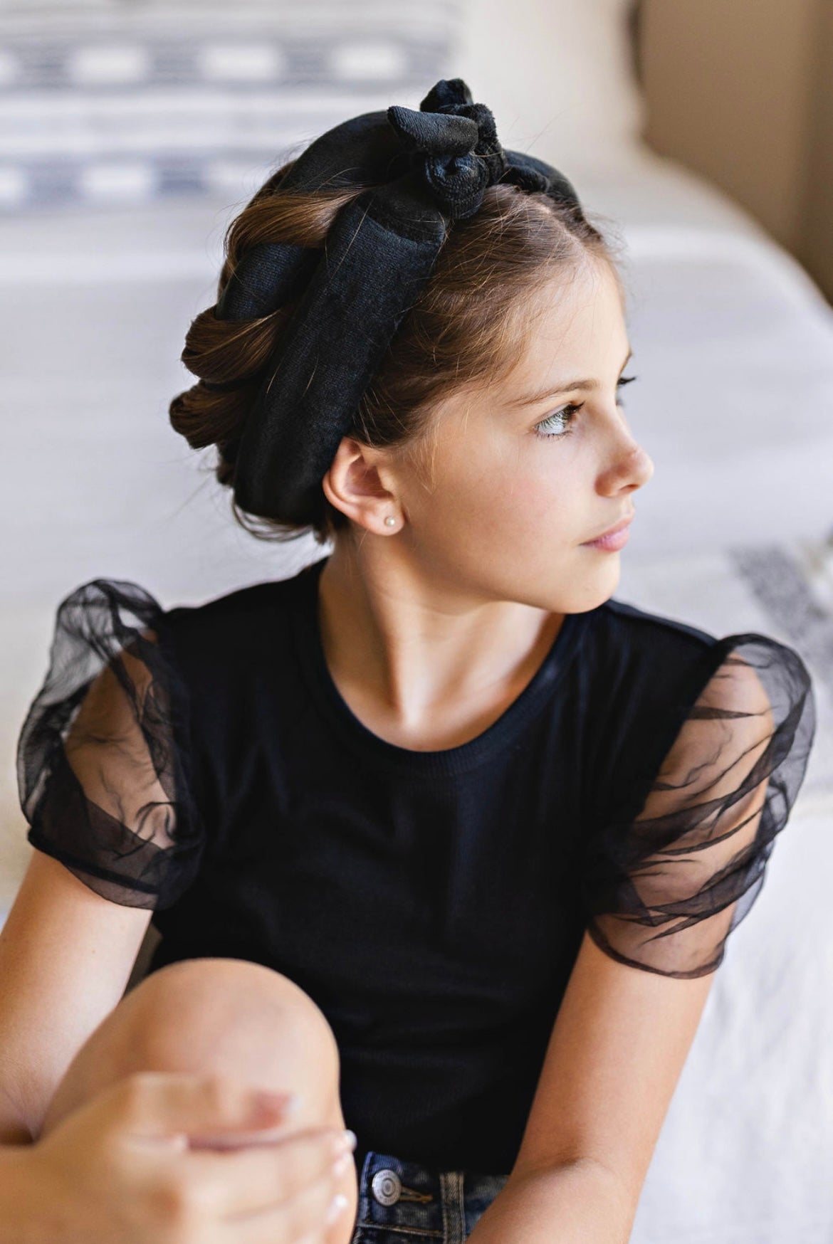 The Sway Heatless Curling Ribbon for Kids | Black