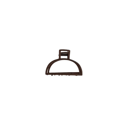 Metal Claw Hair Clip Pair | Strong Metal  Non-Slip for Women and Girls | Brown