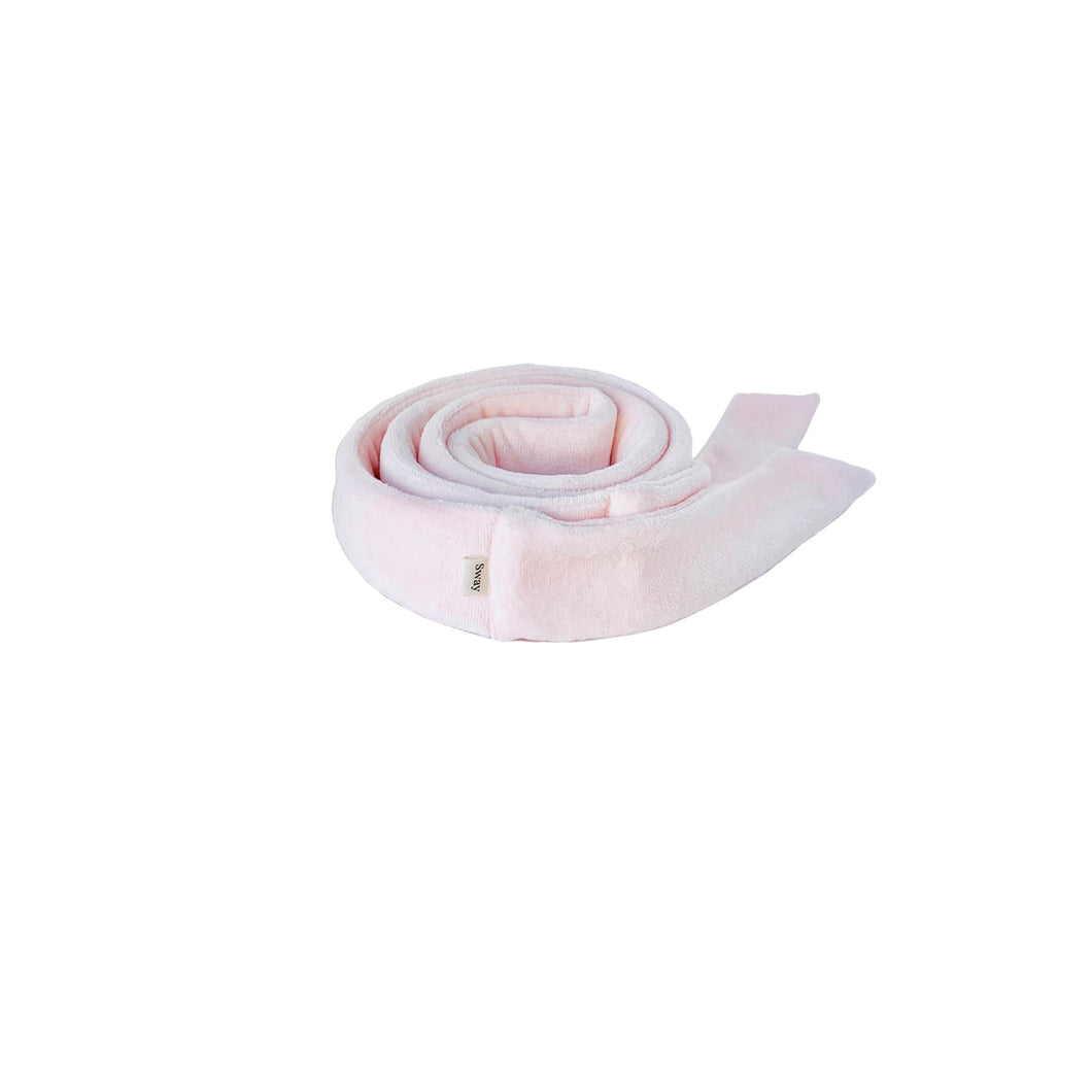 The Original Sway Heatless Curling Velour Ribbon | Hair Wrap for Perfect Curls | Ballet Pink