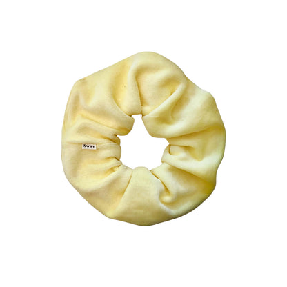 Large Velour Scrunchies | cotton velour | soft | Made in USA | Lemonade