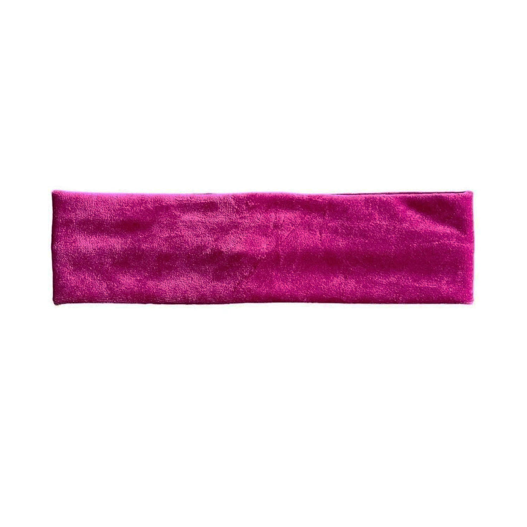 Classic Hair Band | Cotton Velour | Made in USA | Head Band | Dragonfruit