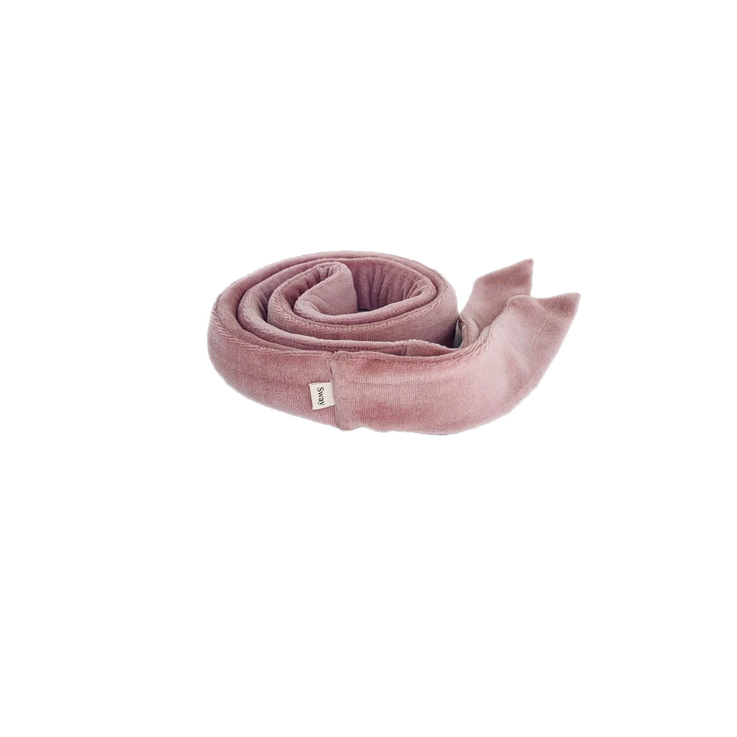 The Original Sway Heatless Curling Velour Ribbon | Hair Wrap for Perfect Curls | Dusty Rose
