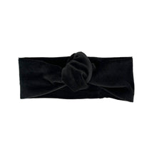 Load image into Gallery viewer, Soft Stretchy Headbands | Knot | Made in USA | Black
