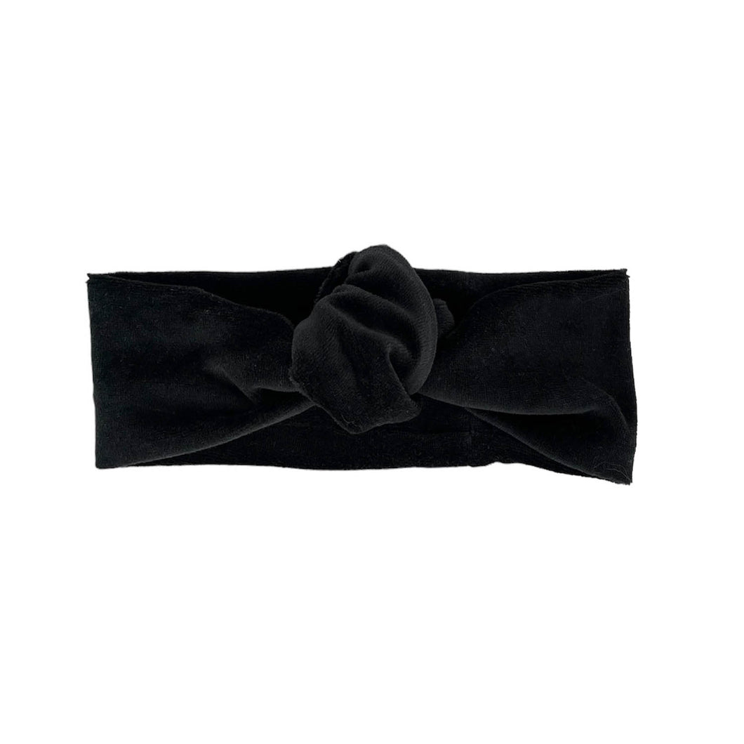 Soft Stretchy Headbands | Knot | Made in USA | Black