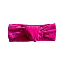 Load image into Gallery viewer, Soft Stretchy Headbands | Knot | Made in USA | Dragonfruit
