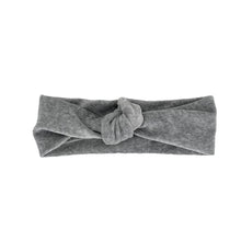 Load image into Gallery viewer, Soft Stretchy Headbands | Knot | Made in USA | Fog
