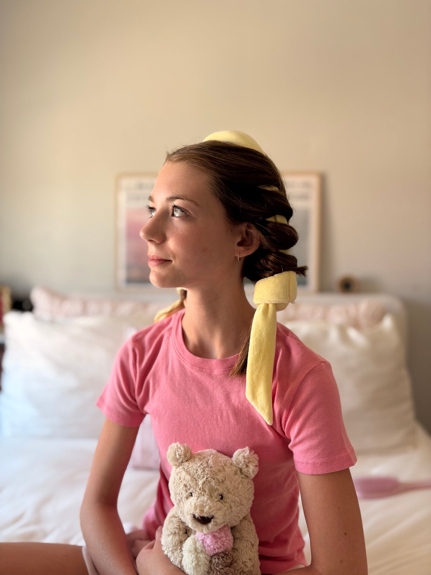 The Original Sway - SHORT Heatless Curling Velour Ribbon | Hair Wrap for Perfect Curls | Lemonade