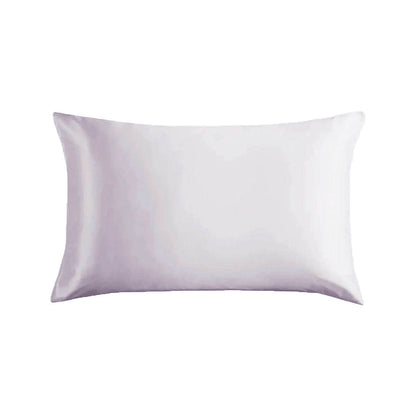 Orange peel silk pillowcase I envelope enclosure I standard size I zipper free I made in USA I lavender