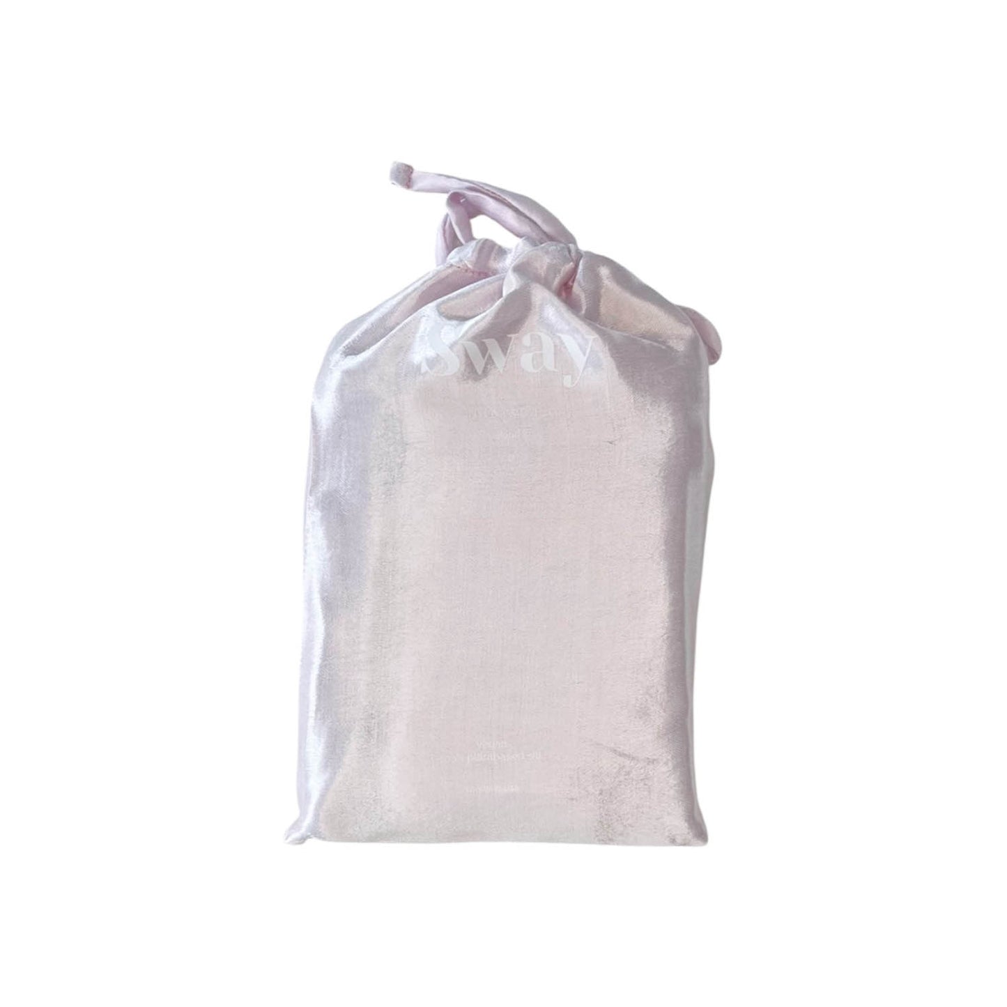 Orange peel silk pillowcase I envelope enclosure I standard size I zipper free I made in USA I lavender