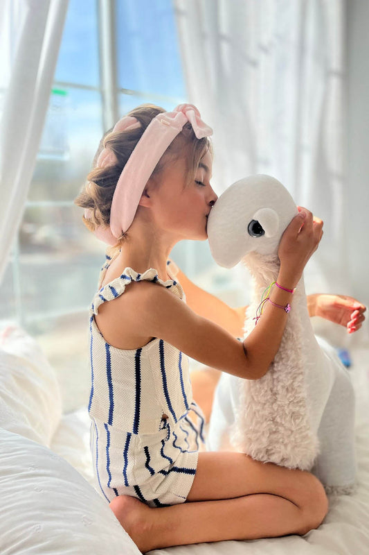 The Sway Heatless Curling Ribbon for Kids | Ballet Pink