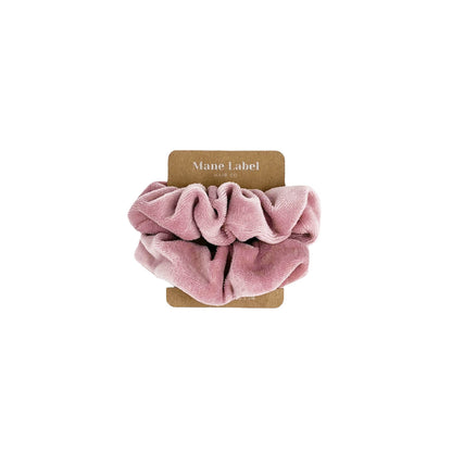 Self Care Hair Bundle| The Sway + Scalp massager + 2 scrunchies + 6 elastics | Made in USA | Cotton velour | Curls | Beachy waves | Dusty Rose