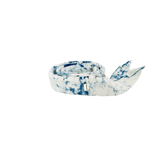 The Original Sway Heatless Peace Silk Curling Ribbon | Hair Wrap for Perfect Curls | Indigo Tie Dye
