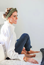 Load image into Gallery viewer, The Original Sway Heatless Curling Velour Ribbon | Hair Wrap for Perfect Curls | Olive Green
