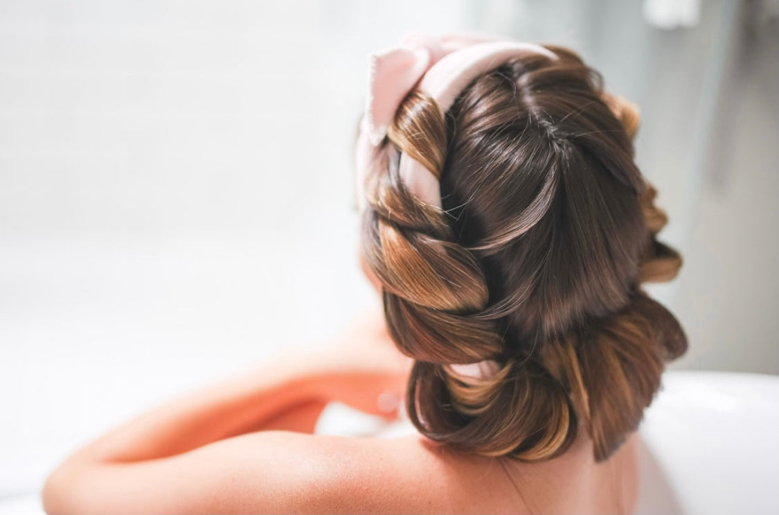 The Original Sway Heatless Curling Velour Ribbon | Hair Wrap for Perfect Curls | Ballet Pink