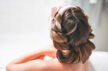 The Original Sway Heatless Curling Velour Ribbon | Hair Wrap for Perfect Curls | Ballet Pink