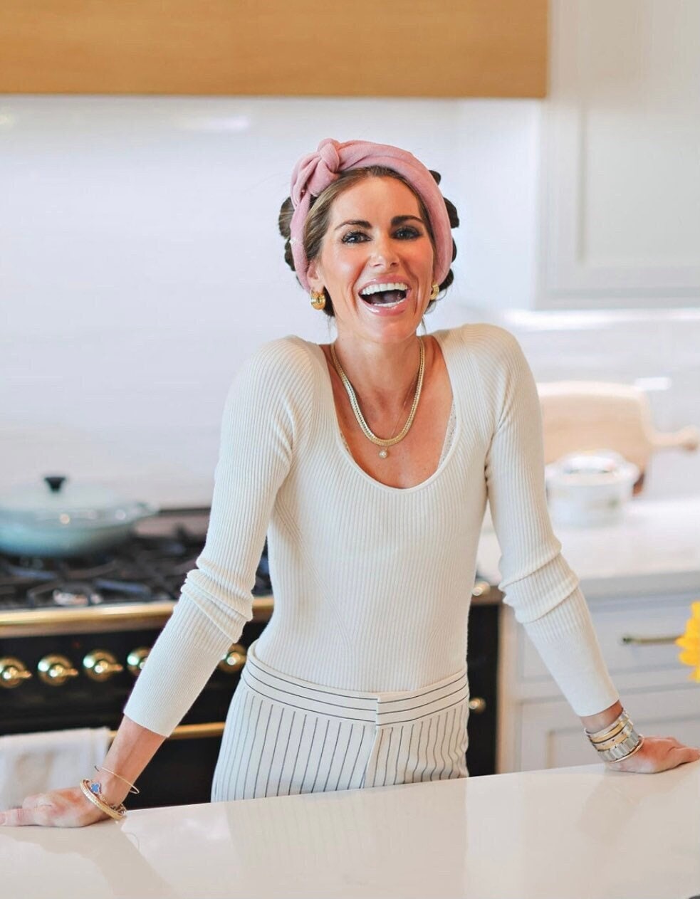 Bundle/ The Sway / Scrunchies / Hair Tie / Heatless curling ribbon / Made in USA / Cotton velour / Dusty Rose  / Curls / Beachy waves