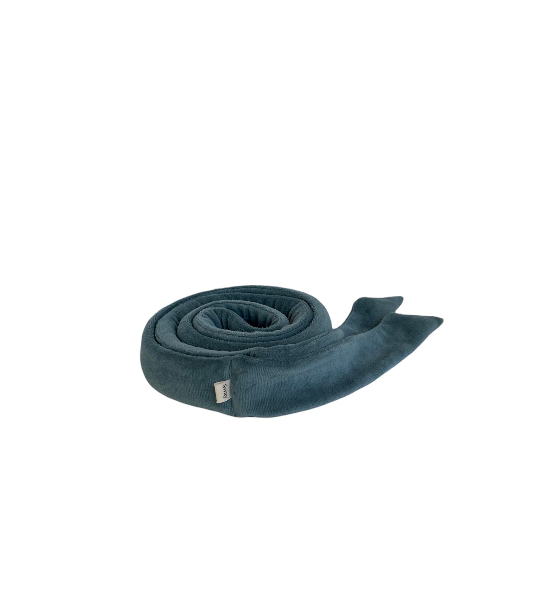 The Sway / Kids / Heatless curling ribbon / Made in USA / Cotton velour / Jade  / Curls / Beachy waves / Beach hair
