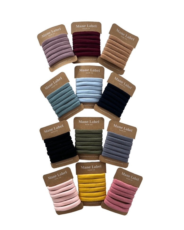 Hair ties / Mane Label custom color to match your Sway / black