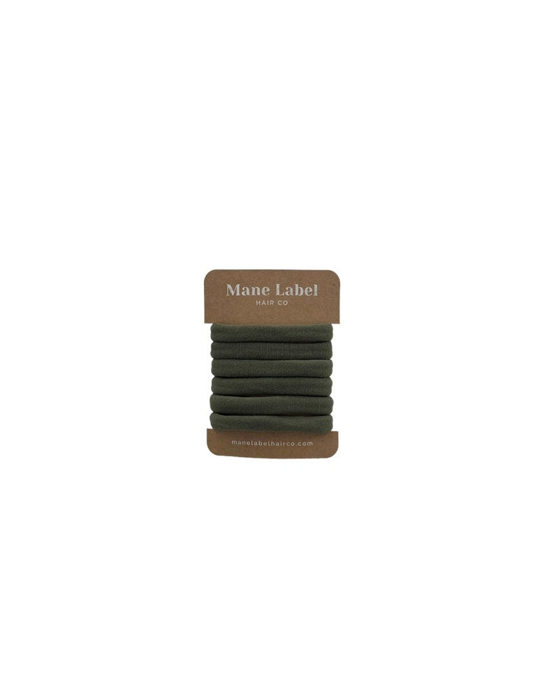 Hair ties / Mane Label custom color to match your Sway / olive green