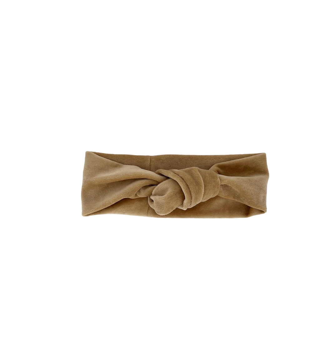 Knot Hair Band / Camel / Made in USA / Head Band