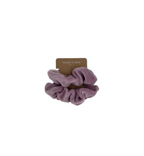 Load image into Gallery viewer, Bundle/ The Sway / Scrunchies / Hair Tie / Heatless curling ribbon / Made in USA / Cotton velour / Lilac  / Curls / Beachy waves
