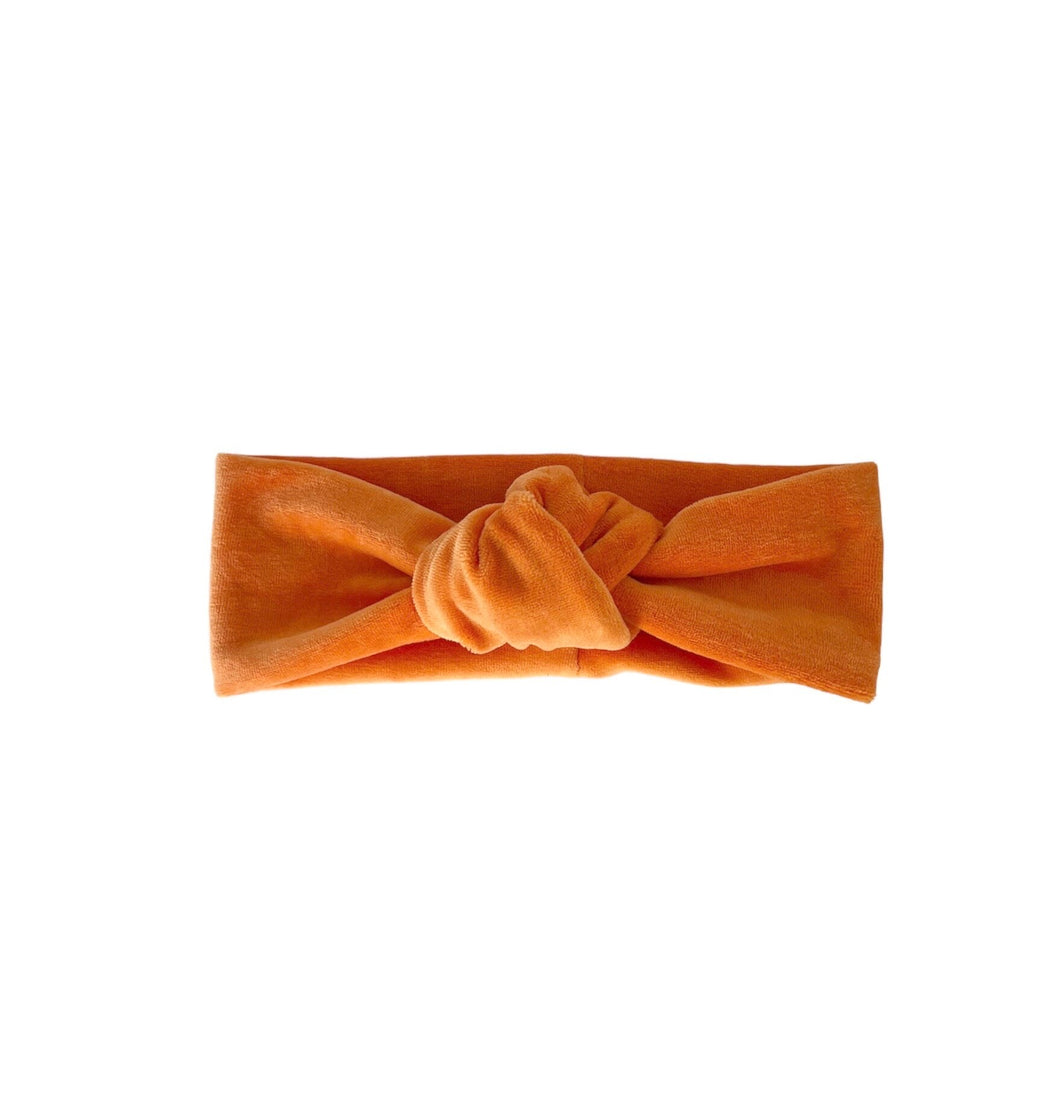 Knot Hair Band / Tangarine  / Made in USA / Head Band