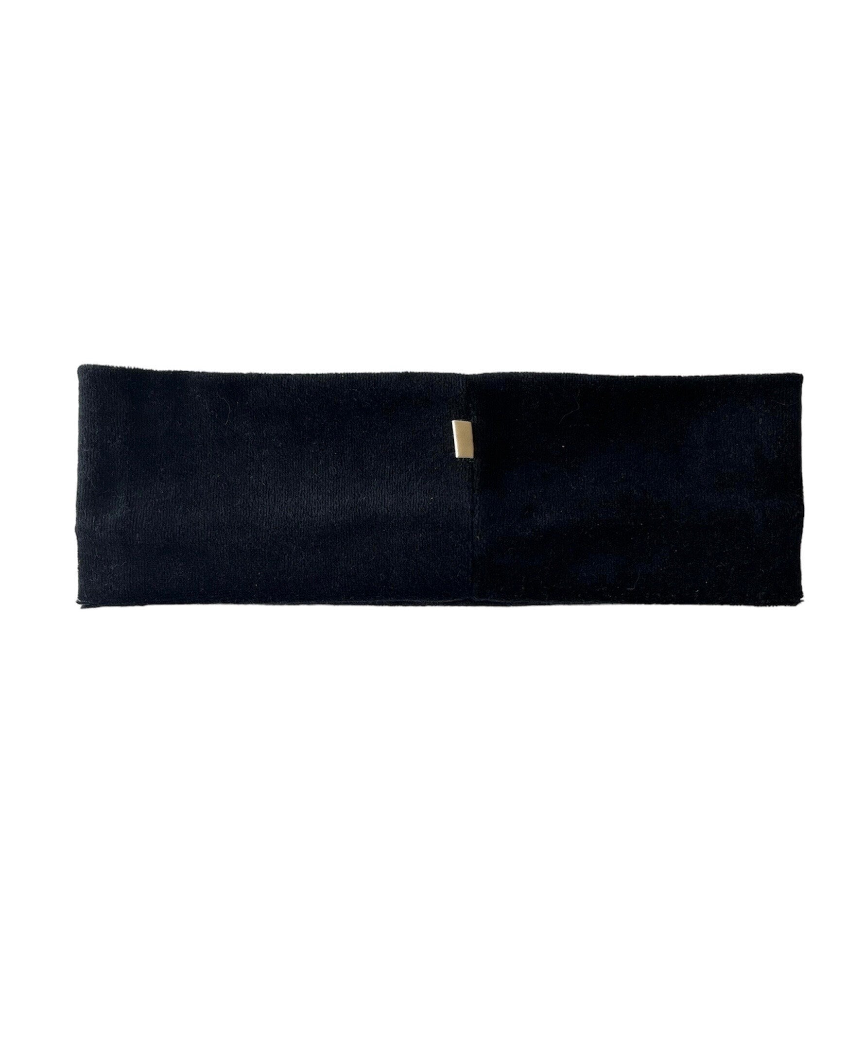 Wide classic Hair Band / Black / Made in USA / Head Band / Ear muffs
