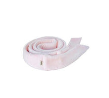 Load image into Gallery viewer, Set / The Sway / Scalp massager / Bamboo / Heatless curling ribbon / Made in USA / Cotton velour / Ballet Pink / Curls / Beachy waves
