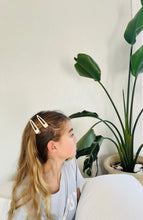 Load image into Gallery viewer, Wood and metal Plastic FREE hair clip
