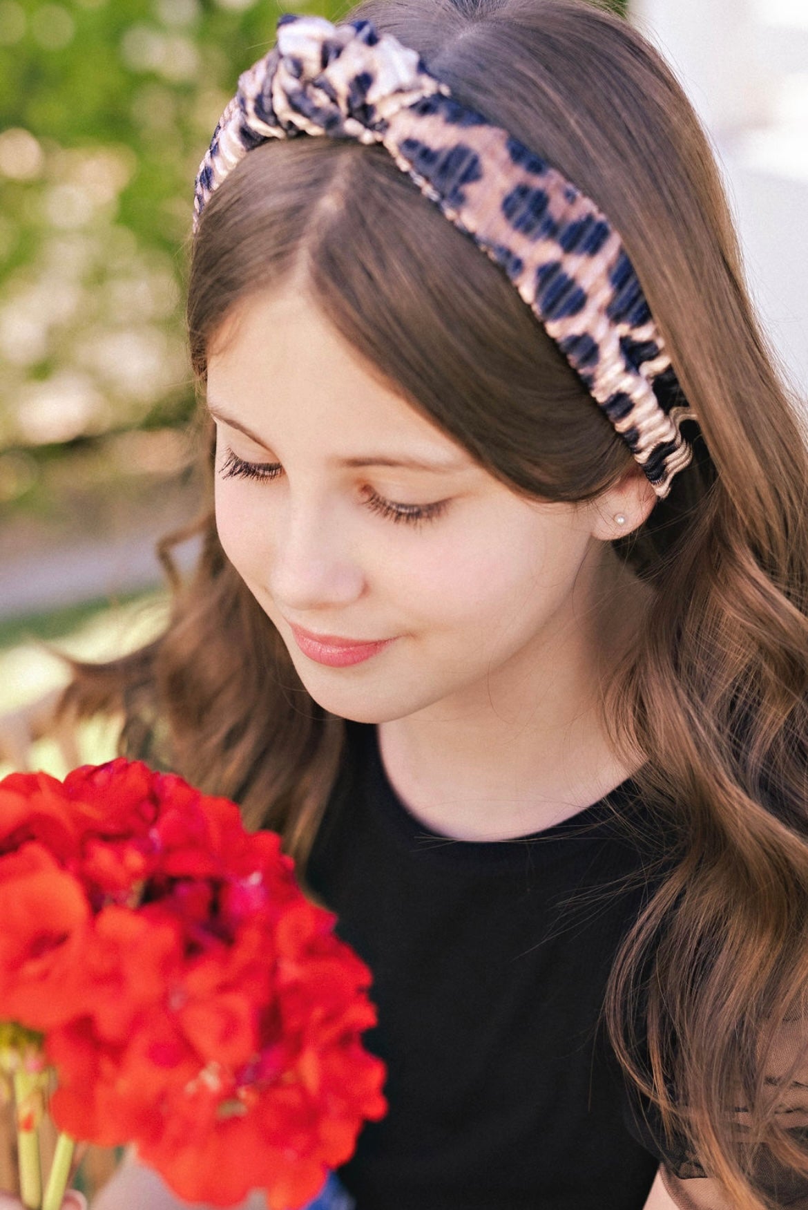 Soft Stretchy Headbands | Knot | Leopard