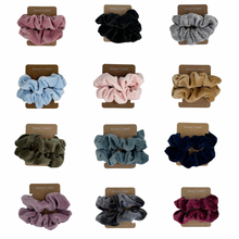 Load image into Gallery viewer, Luxurious Velour Scrunchies - Complete Your Stunning Heatless Curls Look
