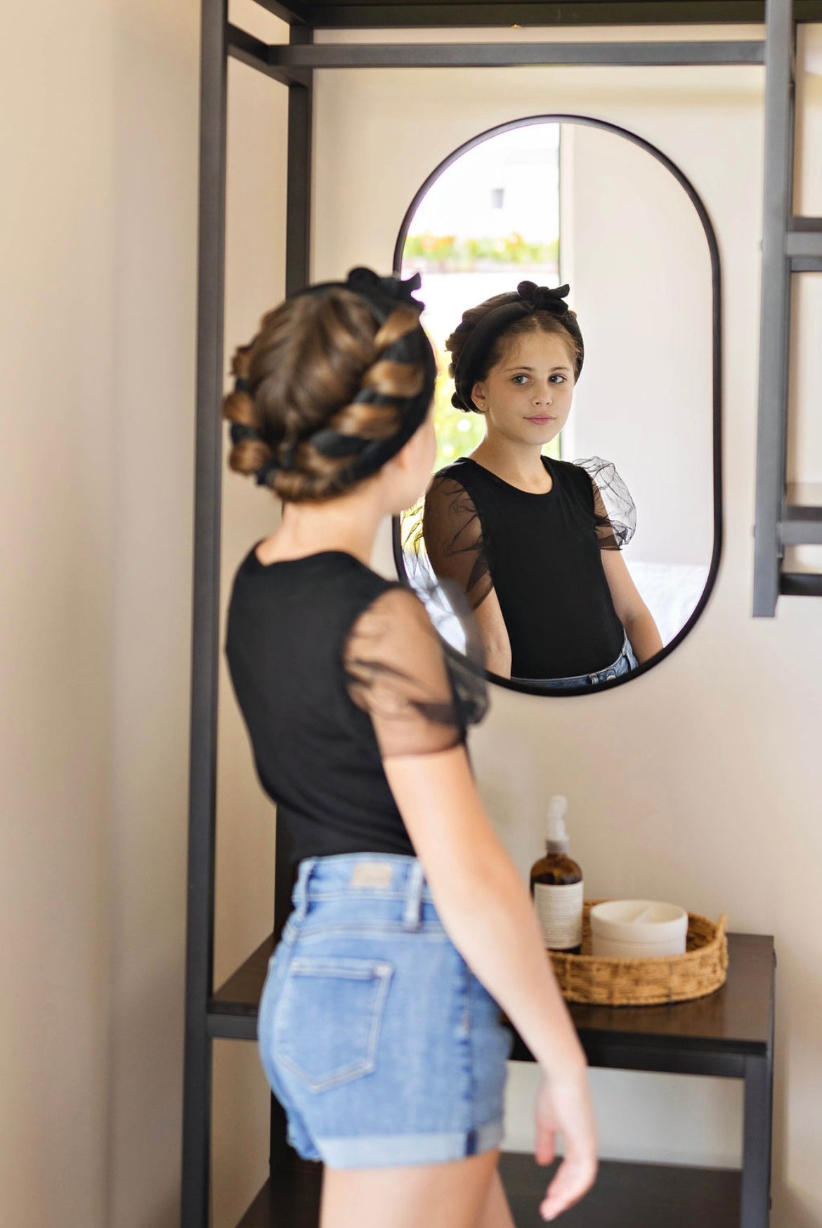 The Sway Heatless Curling Ribbon for Kids | Black